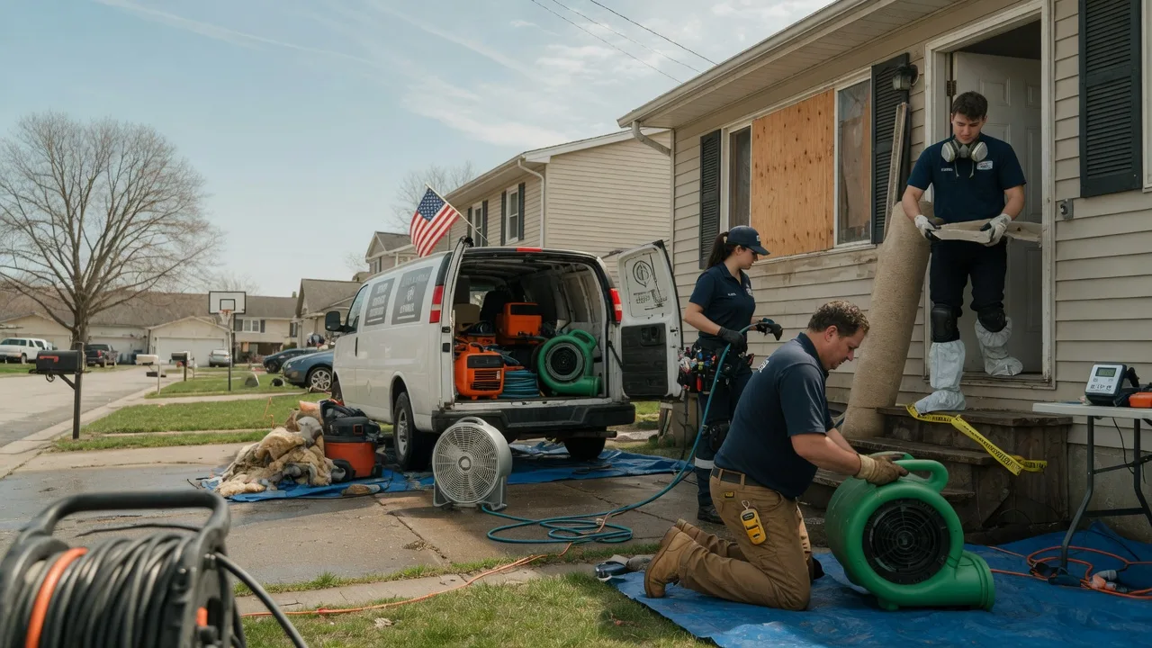 Water Damage Restoration in New Hudson, MI near me